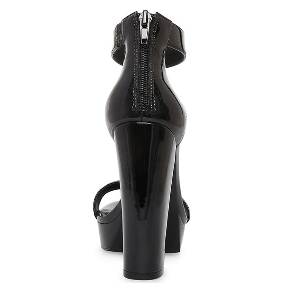 madden girl Siren Women's Platform High block heel Dress Sandals Prom Black - Picture 6 of 7